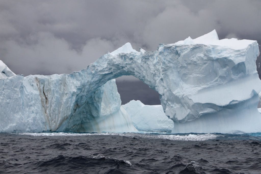 Swirls and Scoops: Antarctica’s Upside Down Icescape Revealed