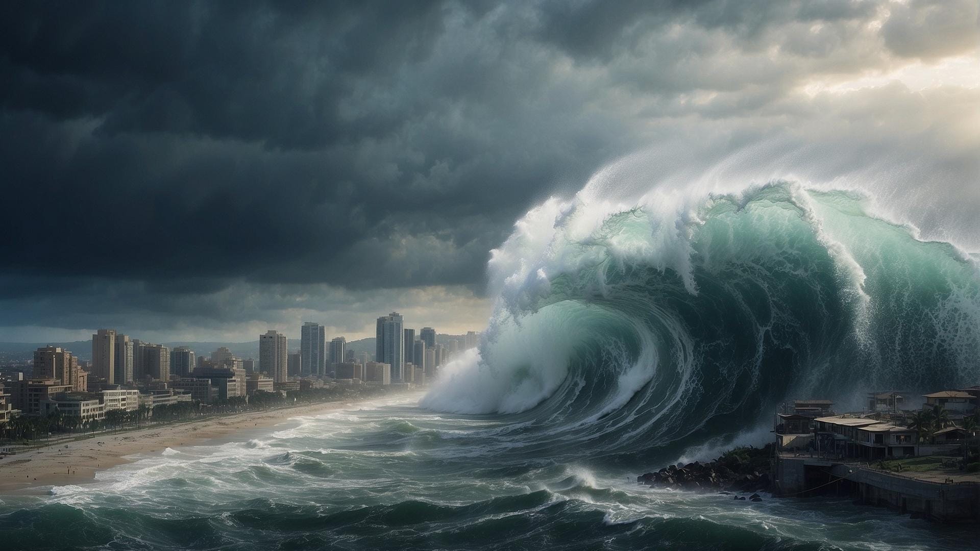 Massive 650-Foot Megatsunami Triggers Global Seismic Activity, Captured by Satellites